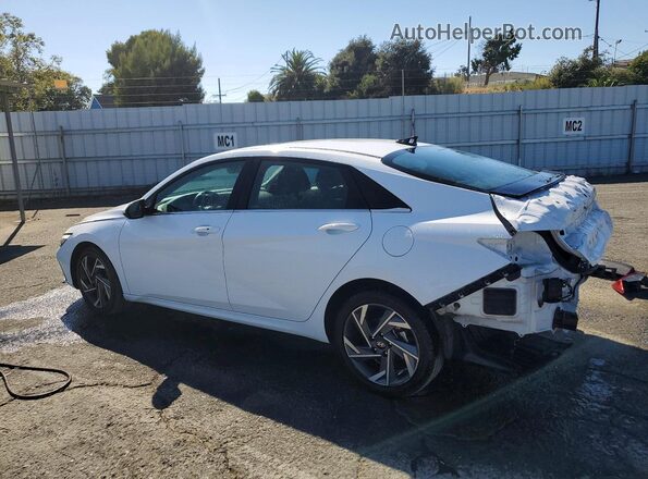 KMHLS4DG2SU856297 2025 HYUNDAI ELANTRA White Trasero izquierdo