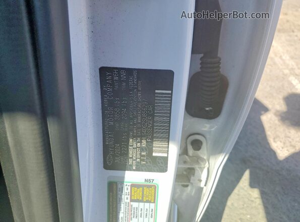 KMHLS4DG2SU856297 2025 HYUNDAI ELANTRA White Vista del compartimento del motor