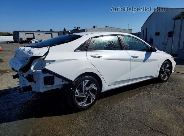 KMHLS4DG2SU856297 2025 HYUNDAI ELANTRA White Trasero derecho