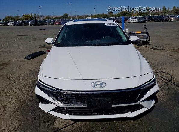 KMHLS4DG2SU856297 2025 HYUNDAI ELANTRA White Vista frontal