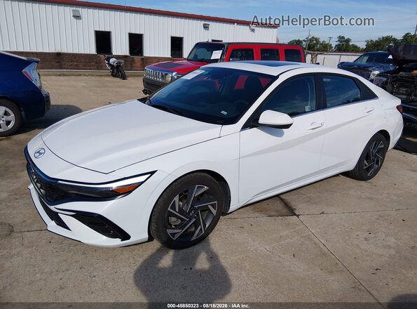 KMHLS4DG2SU878137 2025 HYUNDAI ELANTRA White Front left