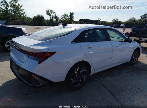 KMHLS4DG2SU878137 2025 HYUNDAI ELANTRA White Rear right