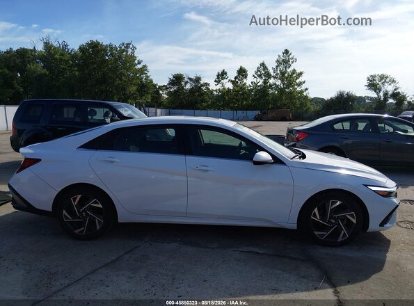 KMHLS4DG2SU878137 2025 HYUNDAI ELANTRA White Rear interior view