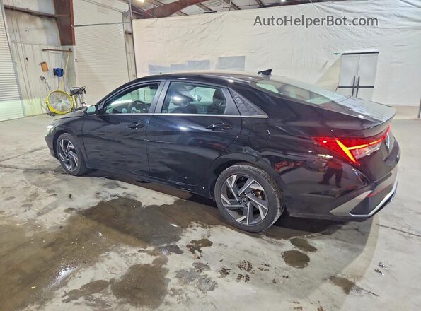 KMHLS4DG2SU950728 2025 HYUNDAI ELANTRA Black Հետևի ձախ