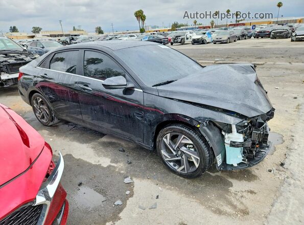 KMHLS4DG2SU962930 2025 HYUNDAI ELANTRA Black Delantero derecho