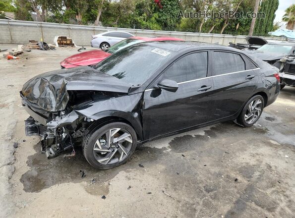 KMHLS4DG2SU962930 2025 HYUNDAI ELANTRA Black 