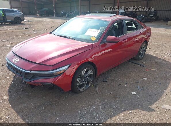 KMHLS4DG2SU965309 2025 HYUNDAI ELANTRA Red Przód lewy