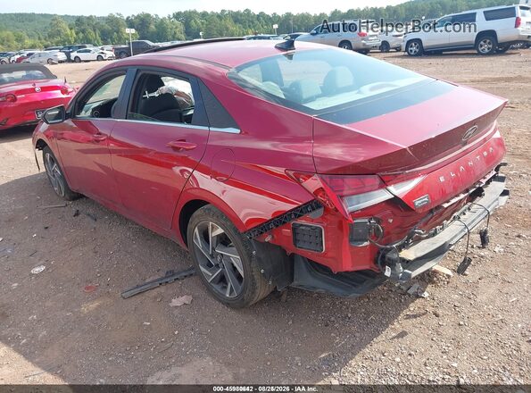 KMHLS4DG2SU965309 2025 HYUNDAI ELANTRA Red Tył lewy