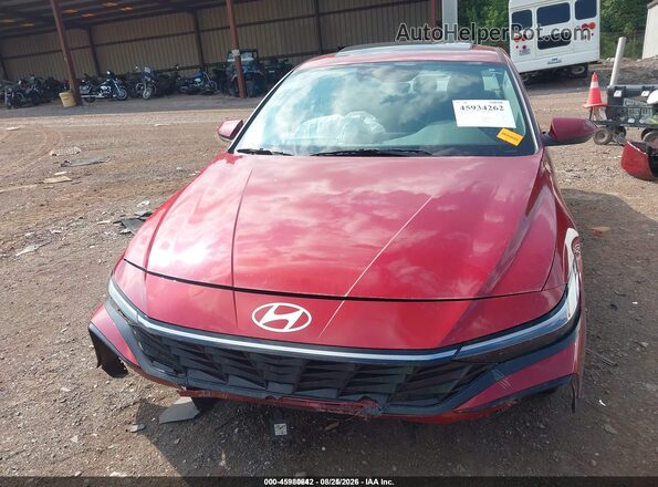 KMHLS4DG2SU965309 2025 HYUNDAI ELANTRA Red Widok z przodu