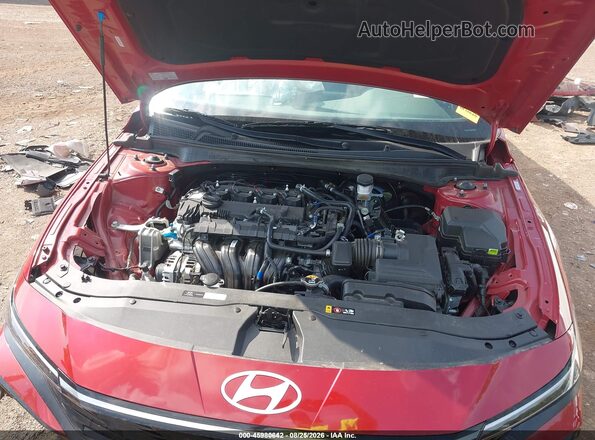 KMHLS4DG2SU965309 2025 HYUNDAI ELANTRA Red Widok z tyłu