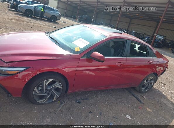 KMHLS4DG2SU965309 2025 HYUNDAI ELANTRA Red Widok wnętrza 360 stopni
