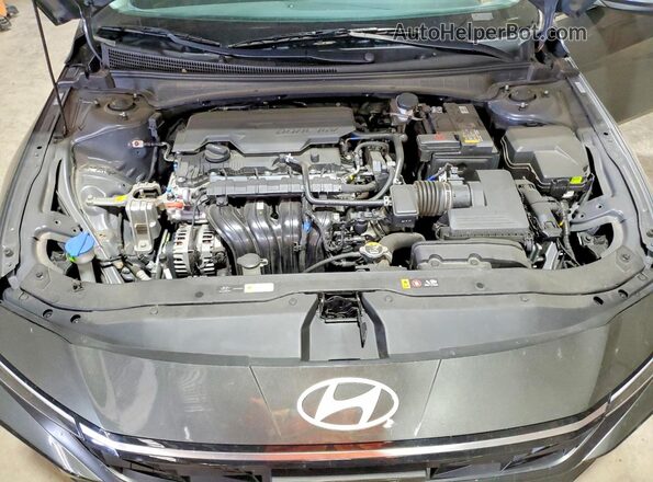 KMHLS4DG3RU716902 2024 HYUNDAI ELANTRA Gray Vista interior trasera