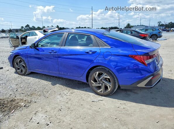 KMHLS4DG3RU781586 2024 HYUNDAI ELANTRA Синий Задняя левая четверть