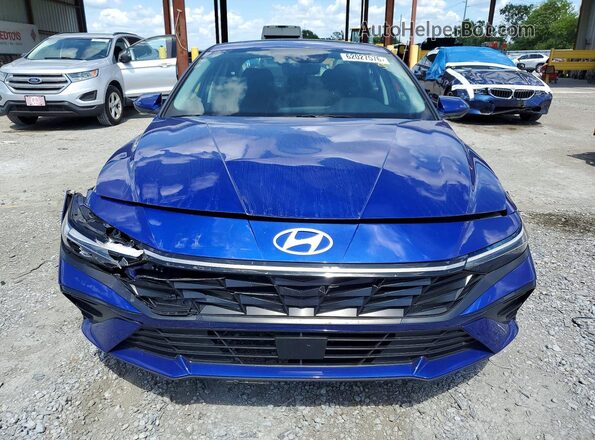 KMHLS4DG3RU781586 2024 HYUNDAI ELANTRA Синий Вид спереди