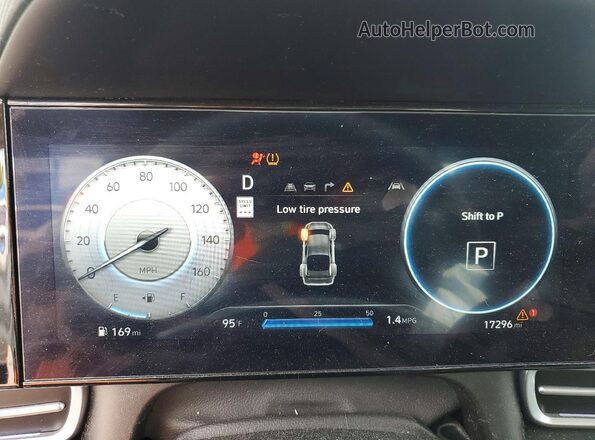 KMHLS4DG3RU781586 2024 HYUNDAI ELANTRA Синий Вид щитка приборов
