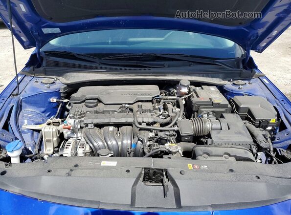 KMHLS4DG3RU781586 2024 HYUNDAI ELANTRA Синий Вид задней части салона