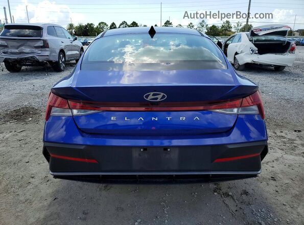 KMHLS4DG3RU781586 2024 HYUNDAI ELANTRA Синий Вид сзади