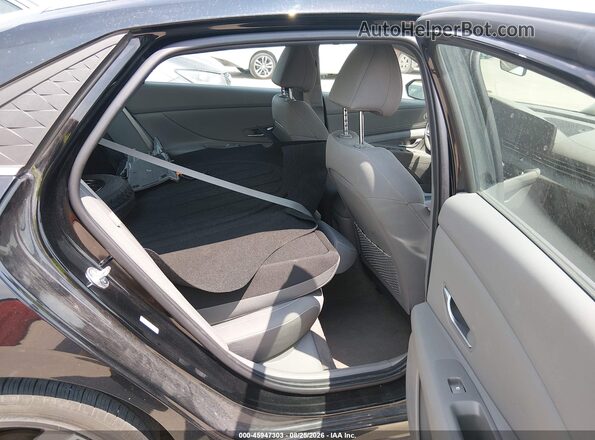 KMHLS4DG3SU001558 2025 HYUNDAI ELANTRA Black VIN կոդի պիտակի տեսք