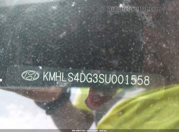 KMHLS4DG3SU001558 2025 HYUNDAI ELANTRA Black Շարժիչի բաժամունքի տեսք