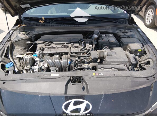 KMHLS4DG3SU001558 2025 HYUNDAI ELANTRA Black Հետևի տեսք