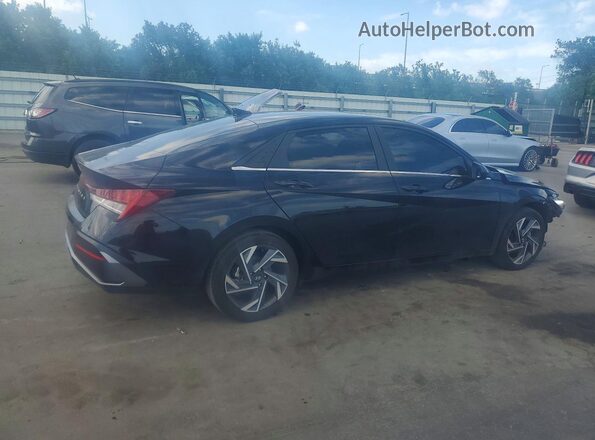 KMHLS4DG4RU796520 2024 HYUNDAI ELANTRA Black Tył prawy