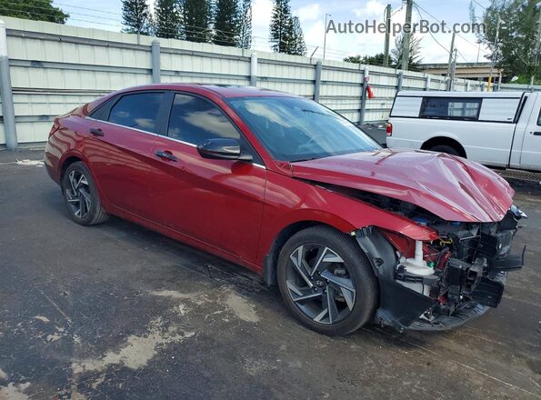 KMHLS4DG4RU807273 2024 HYUNDAI ELANTRA Red წინა მარჯვენა