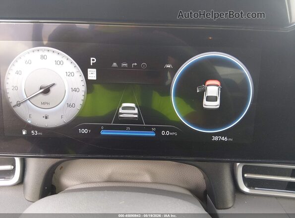 KMHLS4DG4SU019440 2025 HYUNDAI ELANTRA White Vista de los asientos traseros