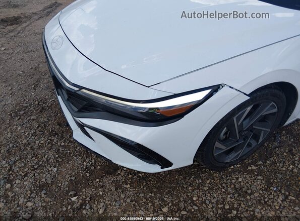 KMHLS4DG4SU019440 2025 HYUNDAI ELANTRA White Vista frontal
