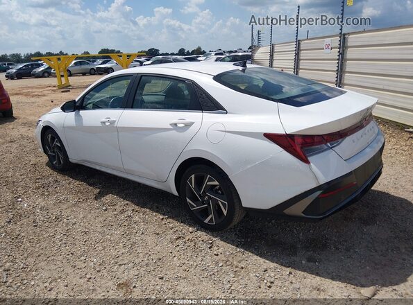 KMHLS4DG4SU019440 2025 HYUNDAI ELANTRA White Trasero izquierdo