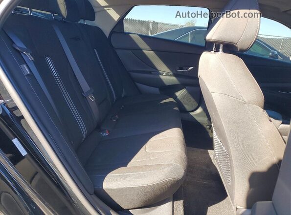 KMHLS4DG4SU019938 2025 HYUNDAI ELANTRA Black Вид задніх сидінь