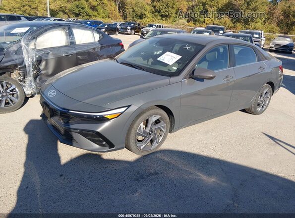 KMHLS4DG4SU034570 2025 HYUNDAI ELANTRA Серый Передняя левая четверть