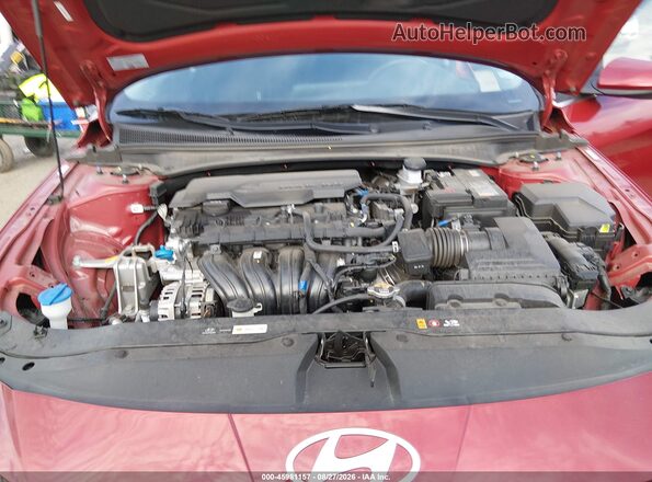 KMHLS4DG4SU873196 2025 HYUNDAI ELANTRA Бордовый Вид сзади