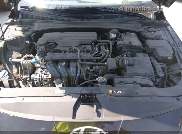 KMHLS4DG4SU968292 2025 HYUNDAI ELANTRA Black Widok z tyłu