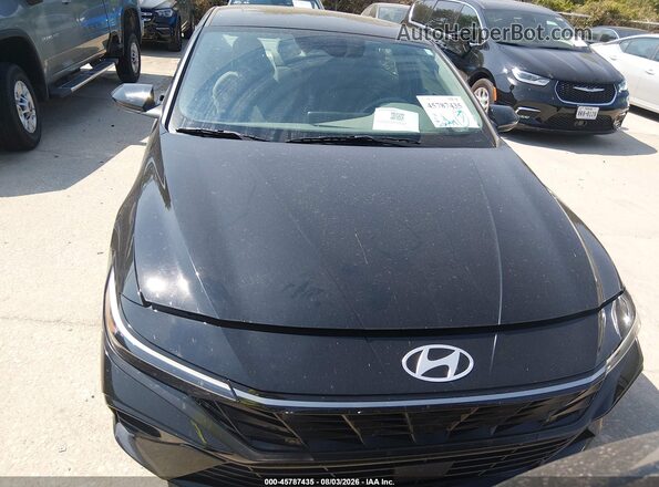 KMHLS4DG4SU968292 2025 HYUNDAI ELANTRA Black Widok zestawu wskaźników