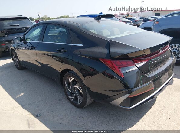 KMHLS4DG4SU968292 2025 HYUNDAI ELANTRA Black Tył lewy