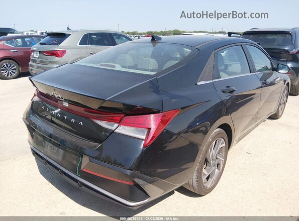 KMHLS4DG4SU968292 2025 HYUNDAI ELANTRA Black Tył prawy