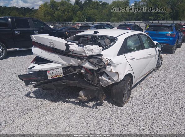KMHLS4DG4SU982306 2025 HYUNDAI ELANTRA White Rear right