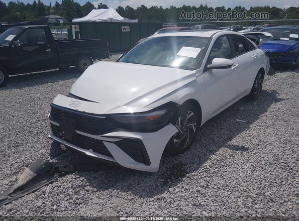 KMHLS4DG4SU982306 2025 HYUNDAI ELANTRA White Front left