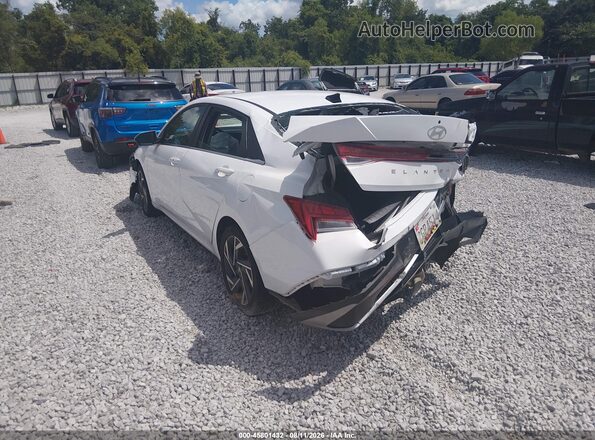 KMHLS4DG4SU982306 2025 HYUNDAI ELANTRA White Rear left