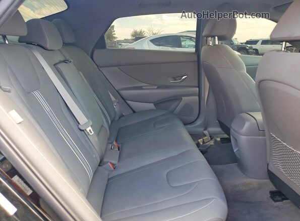 KMHLS4DG5RU650742 2024 HYUNDAI ELANTRA Черный Вид задних сидений