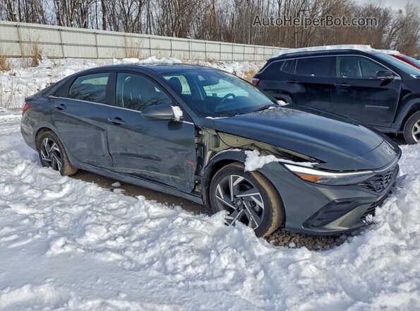 KMHLS4DG5RU720255 2024 HYUNDAI ELANTRA Gray წინა მარჯვენა