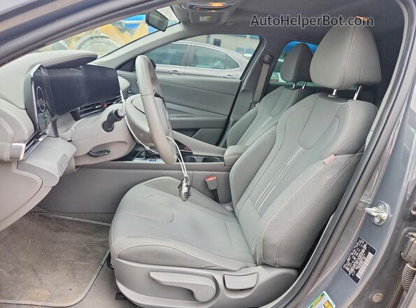 KMHLS4DG5RU824115 2024 HYUNDAI ELANTRA Gray წინა სალონის ხედი