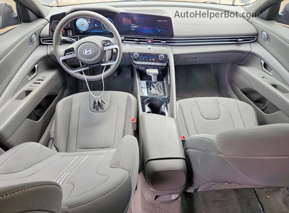 KMHLS4DG5RU824115 2024 HYUNDAI ELANTRA Gray წინა პანელის ხედი