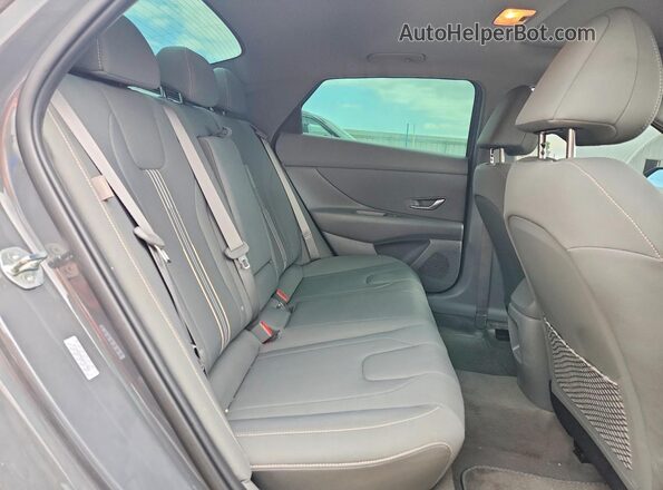 KMHLS4DG5RU824115 2024 HYUNDAI ELANTRA Gray უკანა სავარძლების ხედი