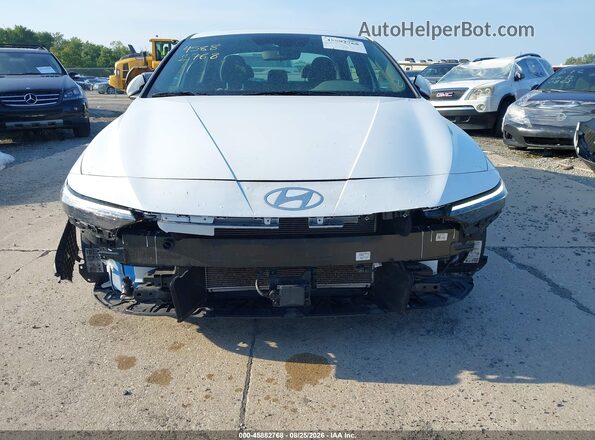 KMHLS4DG5SU031922 2025 HYUNDAI ELANTRA White წინა ხედი