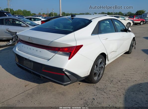 KMHLS4DG5SU031922 2025 HYUNDAI ELANTRA White უკანა მარჯვენა