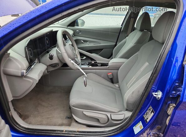 KMHLS4DG5SU034075 2025 HYUNDAI ELANTRA Blue Vista interior delantera