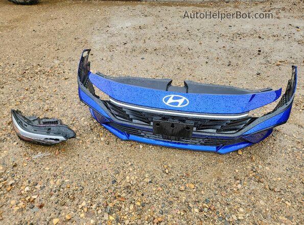 KMHLS4DG5SU034075 2025 HYUNDAI ELANTRA Blue Vista del compartimento del motor