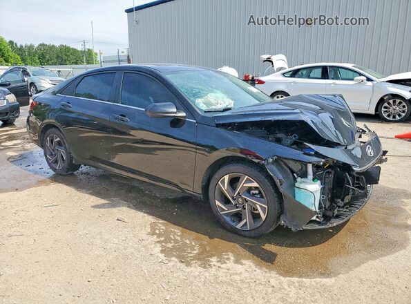 KMHLS4DG5SU884269 2025 HYUNDAI ELANTRA Black Delantero derecho
