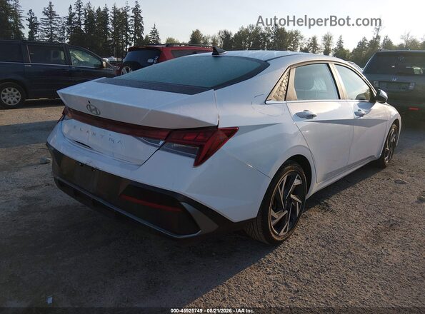 KMHLS4DG5SU898317 2025 HYUNDAI ELANTRA White Tył prawy